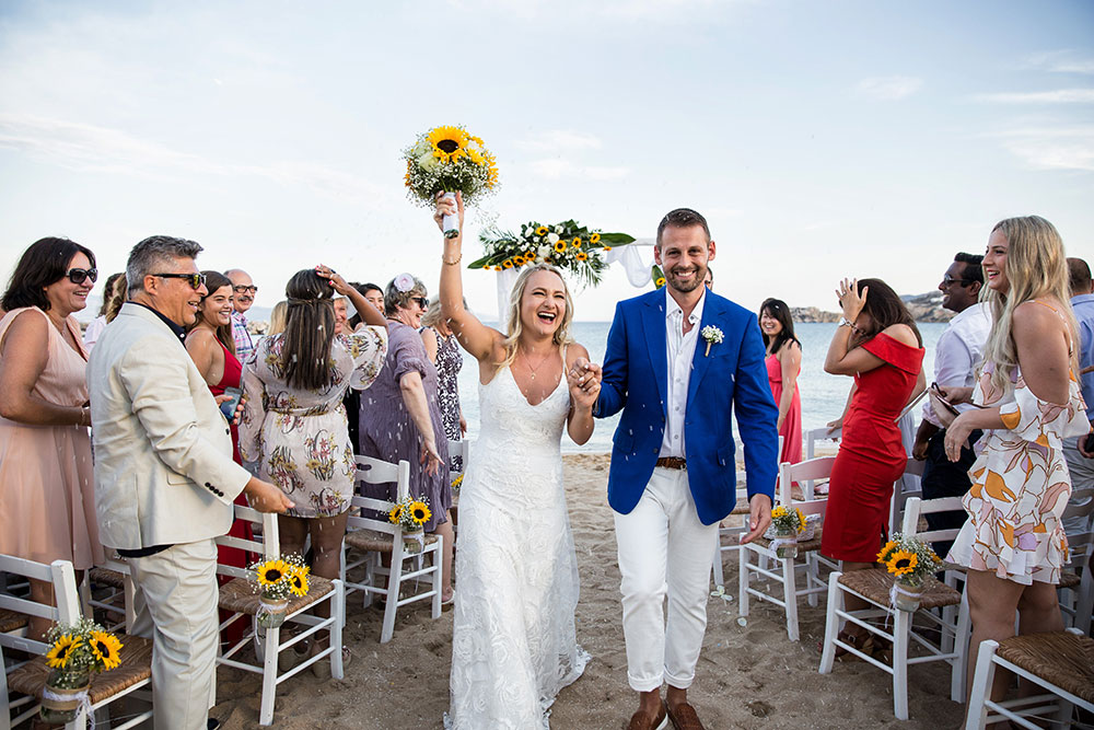 Beach Wedding in Paros