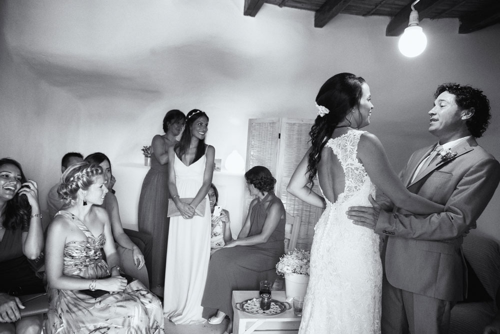 Bride in Milos